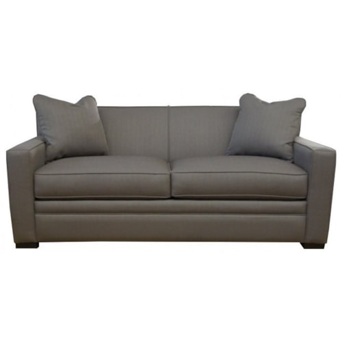Casual Full Pillow Top Sleeper Sofa with Track Arms