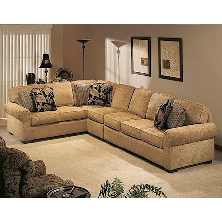 Casual Styled Sectional Sofa