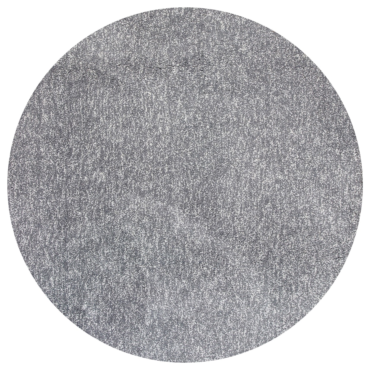 Kas Bliss 2'3" X 7'6" Grey Heather Shag Area Rug