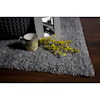 Kas Bliss 5' X 7' Grey Heather Shag Area Rug