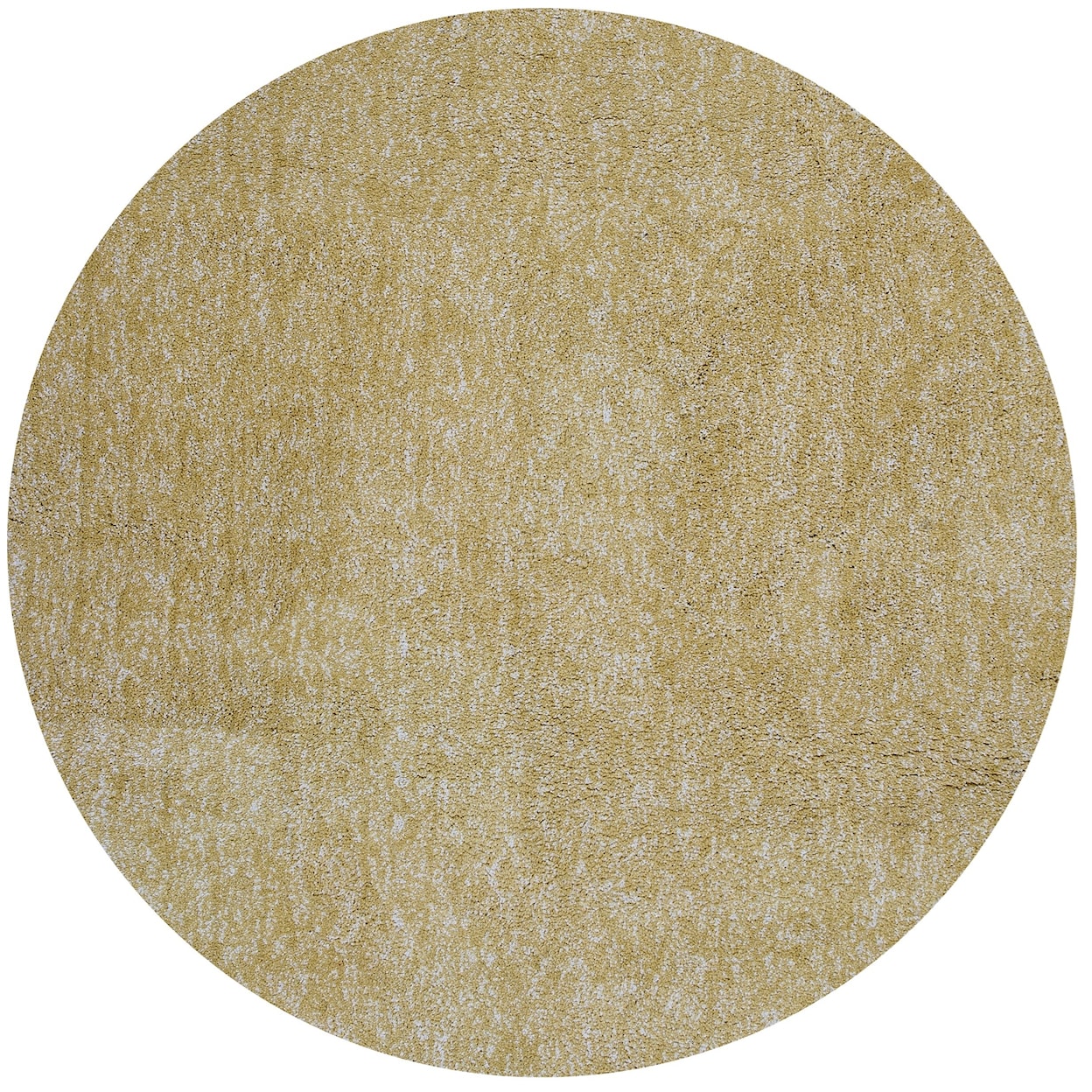 Kas Bliss 2'3" X 3'9" Yellow Heather Shag Area Rug