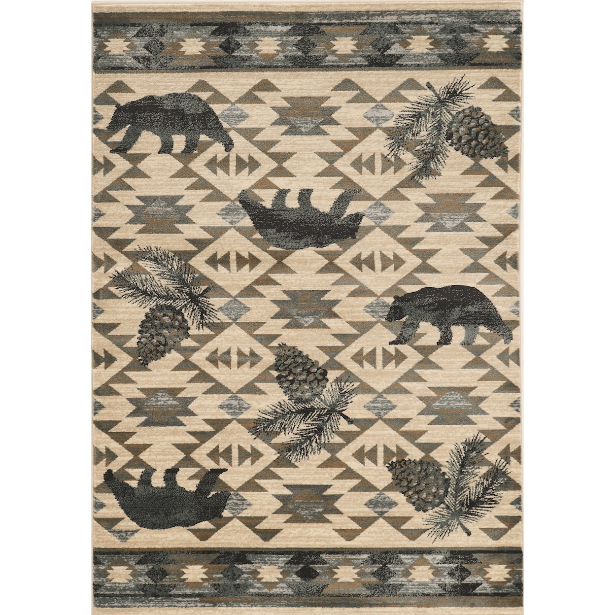 Kas Chester 2' x 7'7" Runner Ivory/Blue Montana Rug