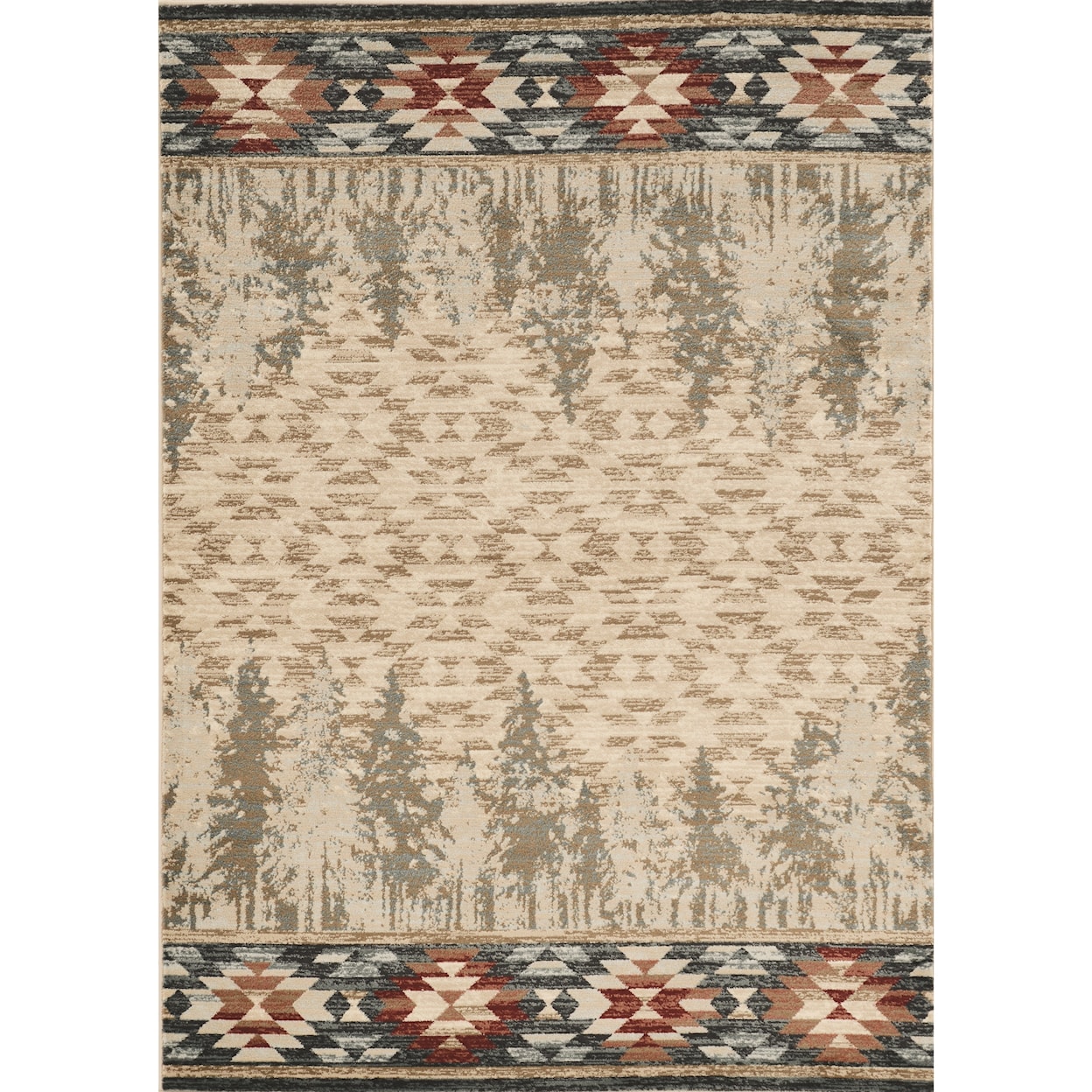 Kas Chester 2' x 7'7" Runner Ivory Pines Rug