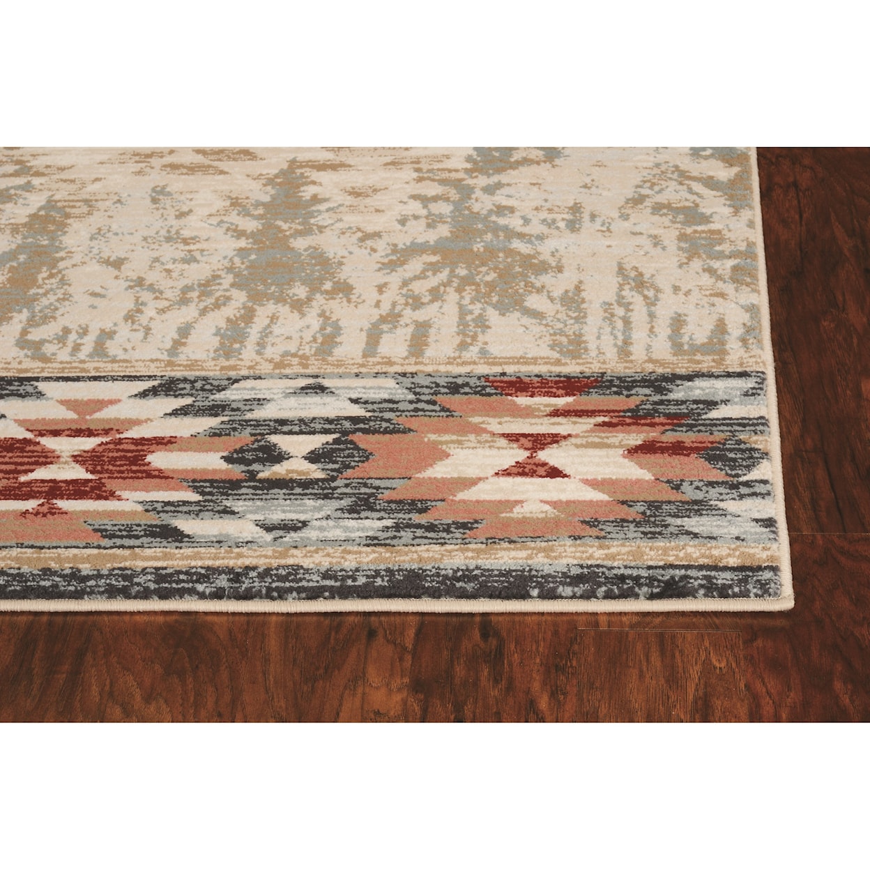 Kas Chester 7'10" Round Ivory Pines Rug