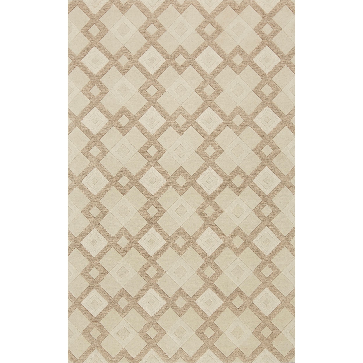 Kas Eternity 2'3" x 7'6" Runner Ivory Vista Rug