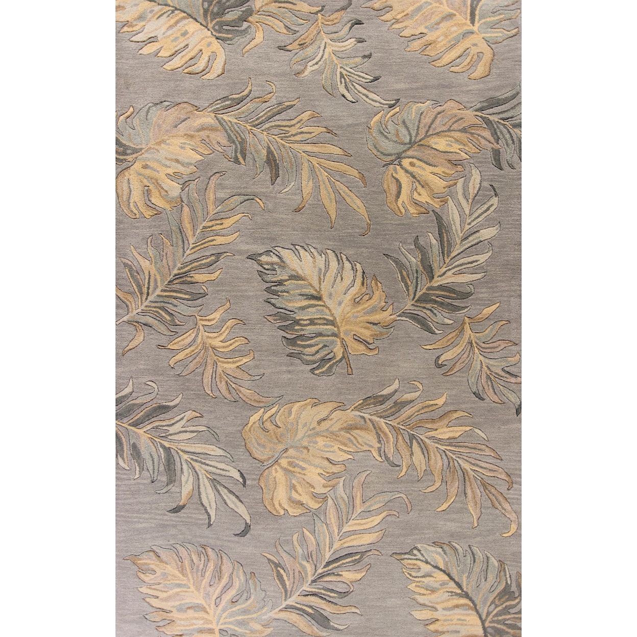 Kas Havana 7'6" X 7'6" Grey Palms Area Rug