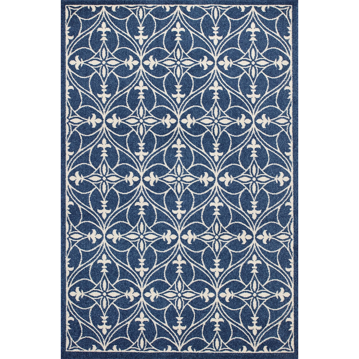 Kas Lucia 6'7" X 9'6" Denim Bentley Area Rug