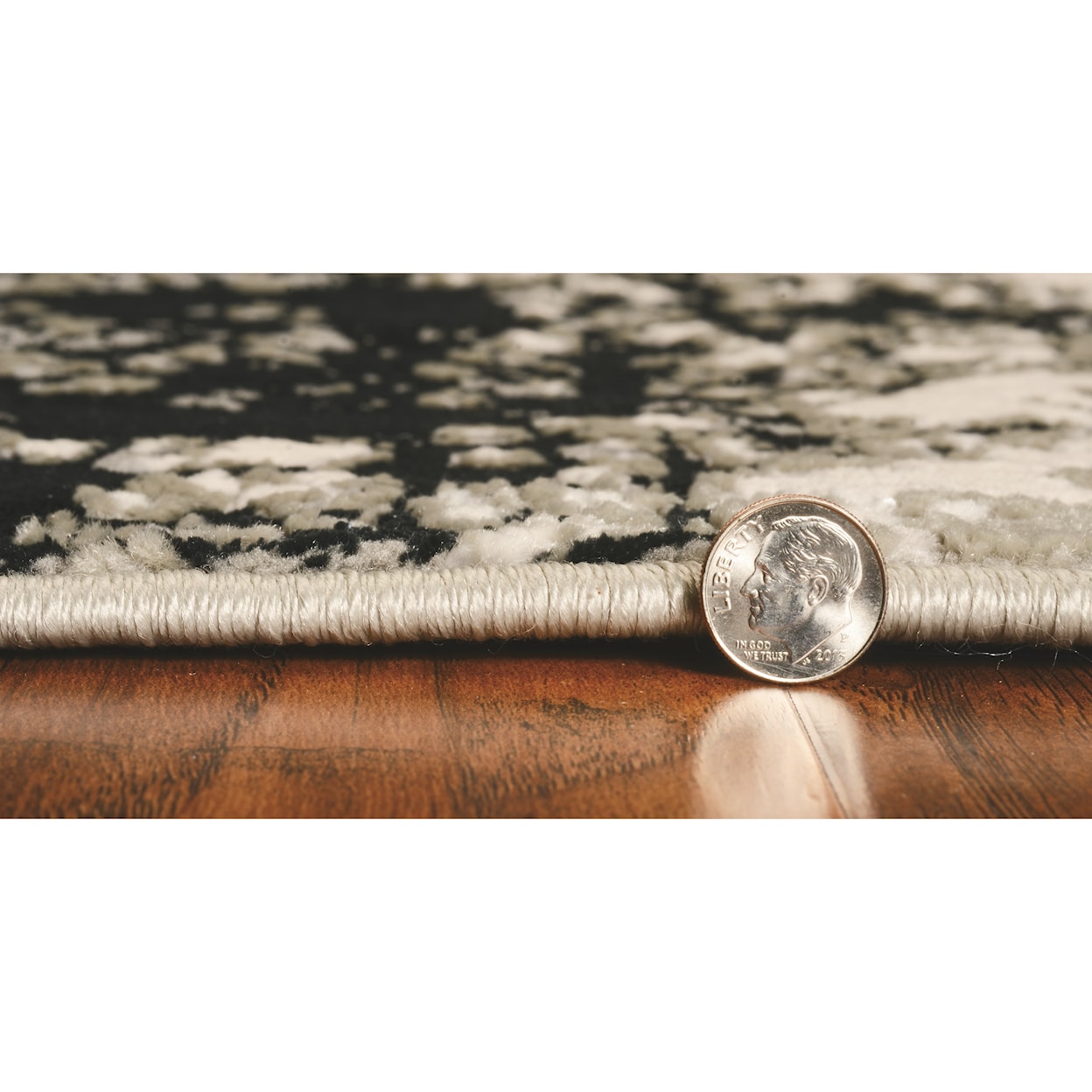 Kas Luna 6'7" x 9'6" Silver Nightscape Rug