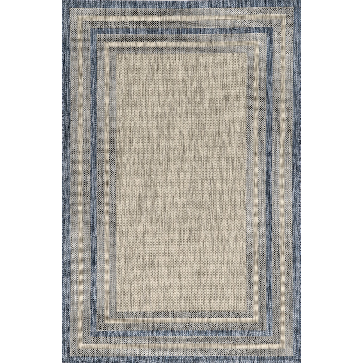 Kas Provo 7'10" x 10'10" Grey/Denim Cape Cod Rug