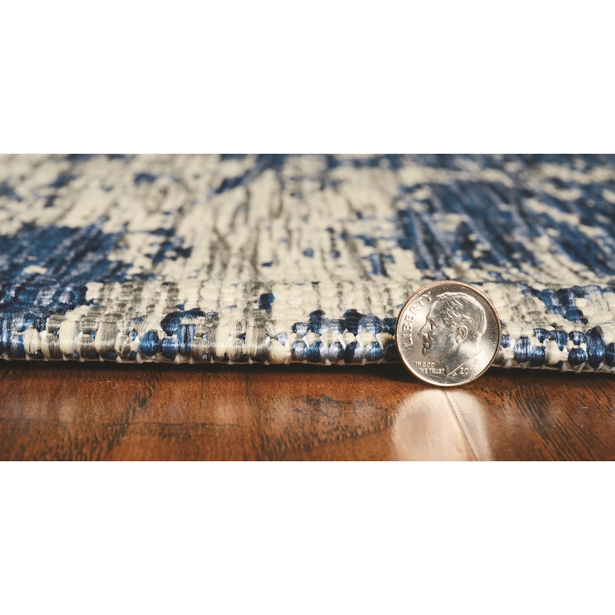 Kas Provo 7'10" x 10'10" Grey/Denim Strokes Rug