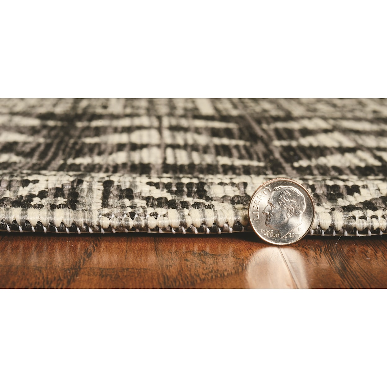 Kas Provo 7'10" x 10'10" Charcoal Tribe Rug