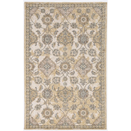 2'3" x 3'3" Ivory Sand Sofia Rug