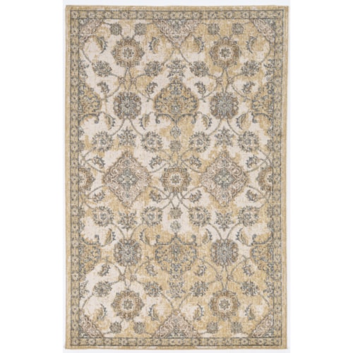 2'3" x 3'3" Ivory Sand Sofia Rug