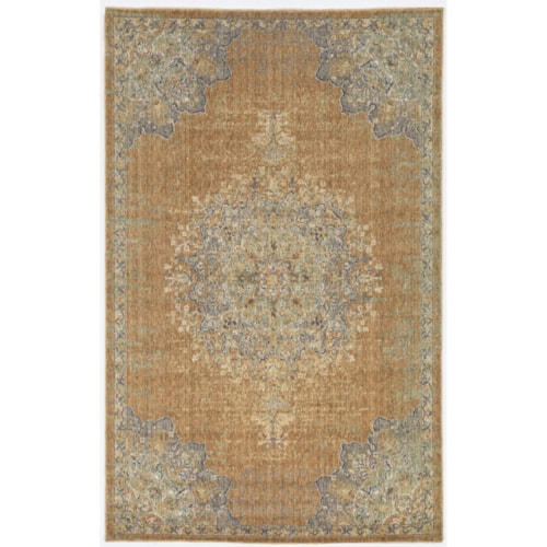 9' Round Coffee Elegance Rug