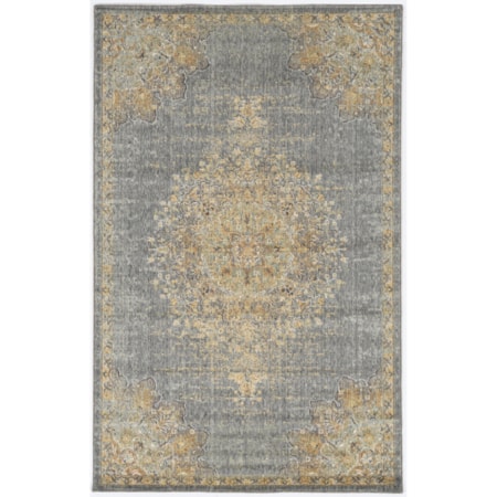 2'3" x 7'6" Runner Slate Grey Elegance Rug