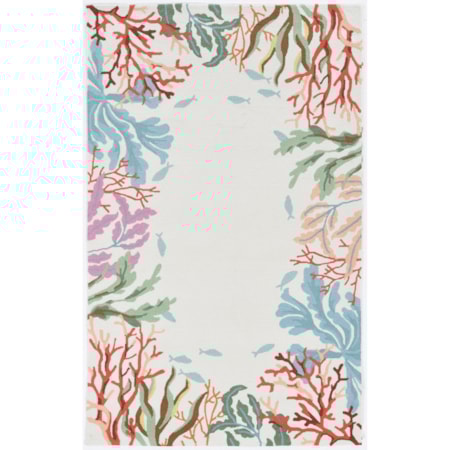 2' x 7'6" Runner Ivory Lagoon Rug