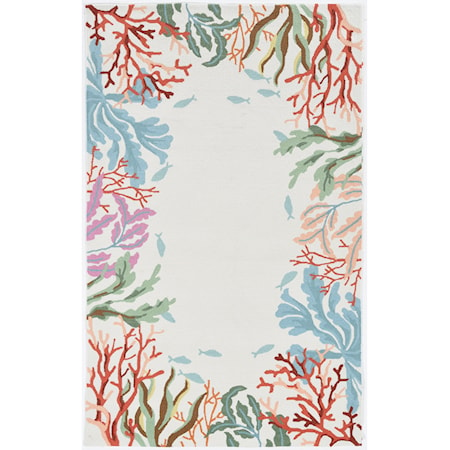 2' x 7'6" Runner Ivory Lagoon Rug