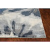 Kas Stella 3'3" x 4'11" Ivory Blue Splash Rug