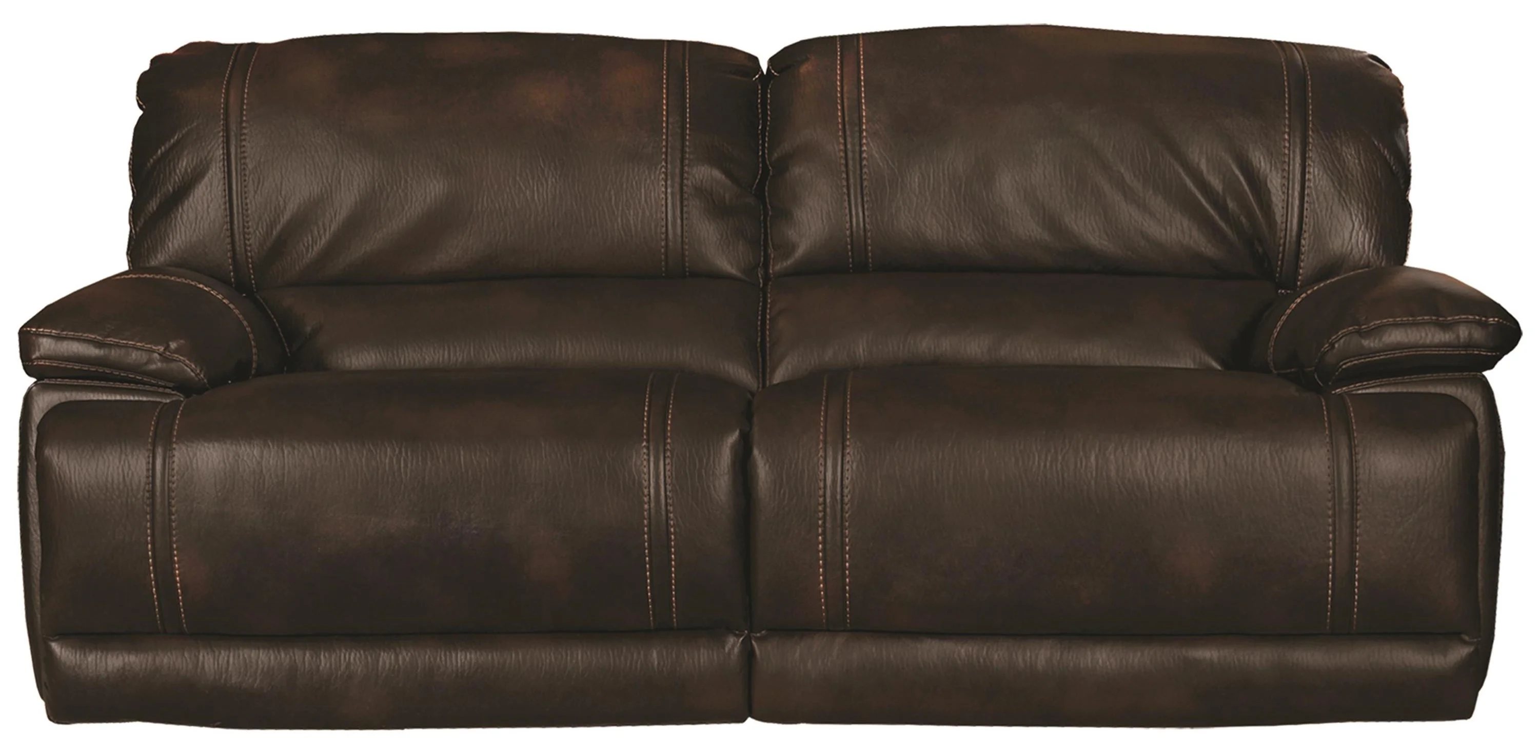 100272296 Dual Recliner Sofa w/ Pillow Arms Sadler's Home Furnishings