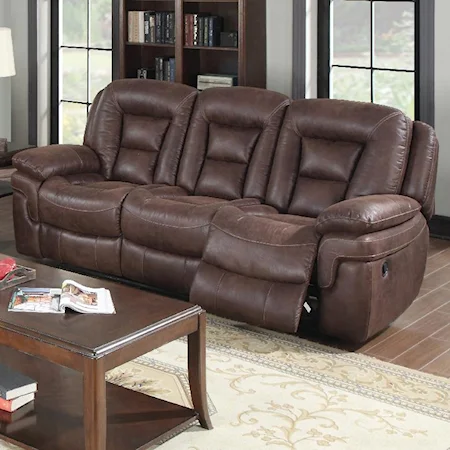 Casual Sofa with 2 Recliners