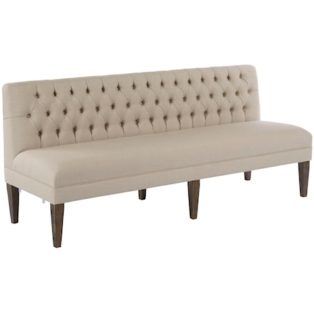 Armless Chair Banquette Section