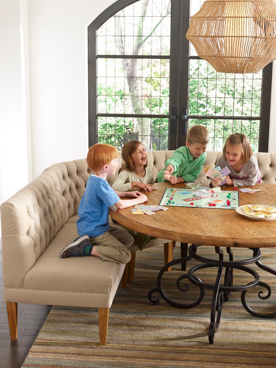 Kincaid Furniture Artisan's Shoppe Dining Wedge Banquette Section