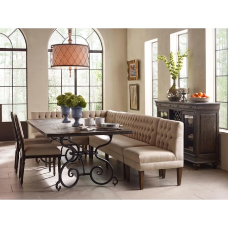 dining room sets with bench seating