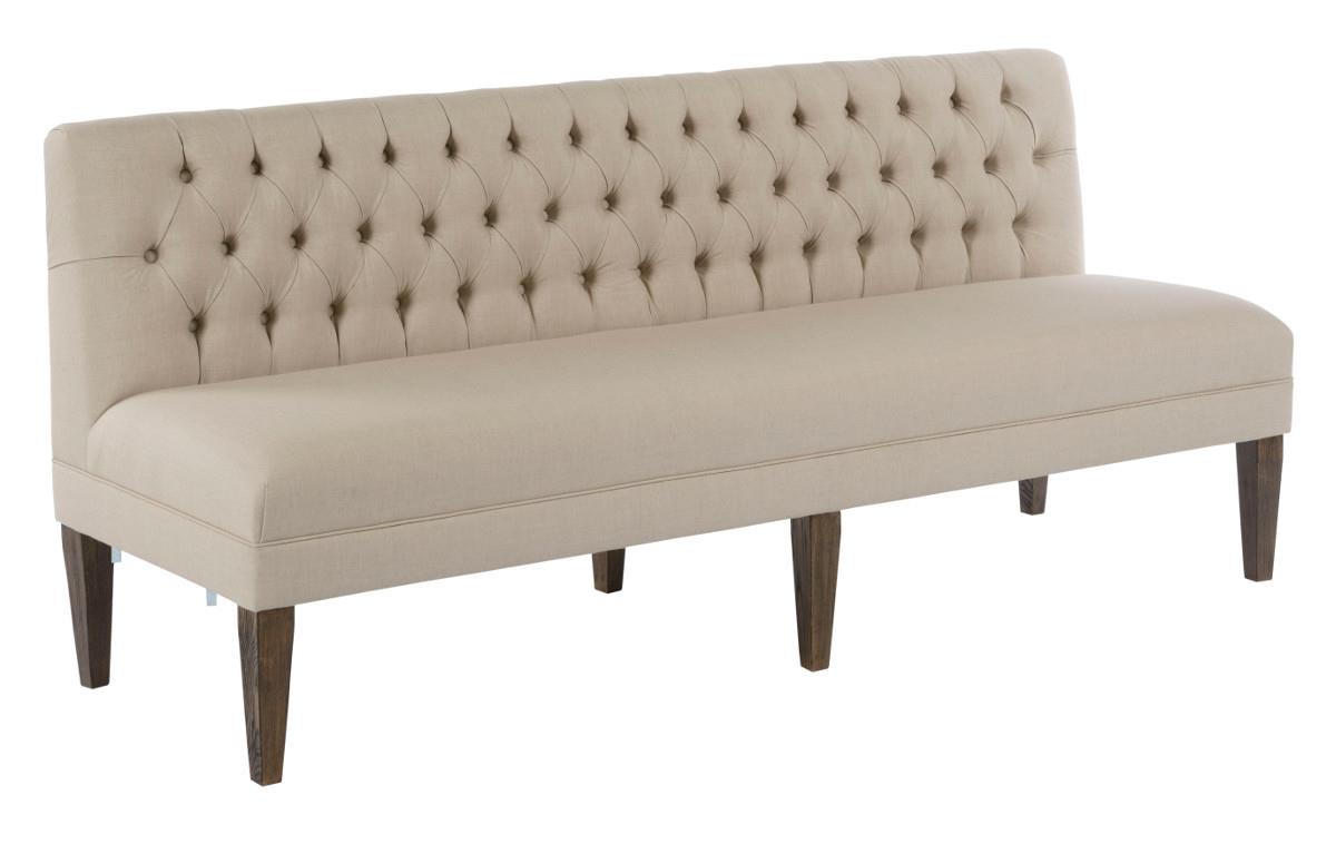 Kincaid Furniture Artisan's Shoppe Dining - Black Forest 7 Pc Rect Table, Banquette, French Chairs