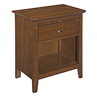 One Drawer Open Nightstand