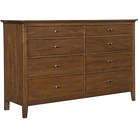 Eight Drawer Double Dresser