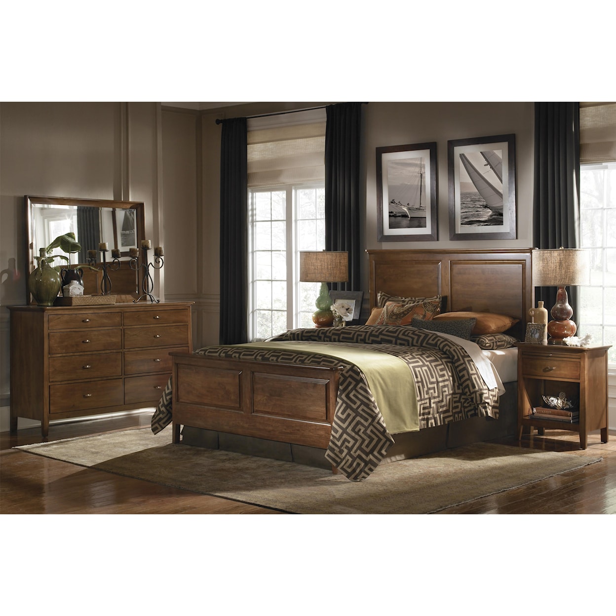 Kincaid Furniture Cherry Park Double Dresser