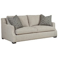 Customizable Sofa with Nailhead Trim