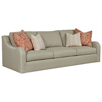 Customizable Grande Sofa with Sloping Track Arms