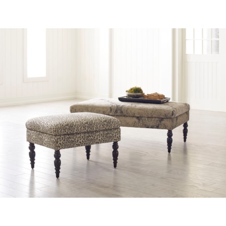 Large Cocktail Ottoman