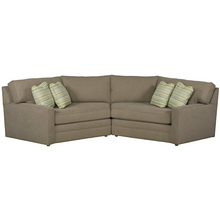 Custom 2 Pc Sectional Sofa