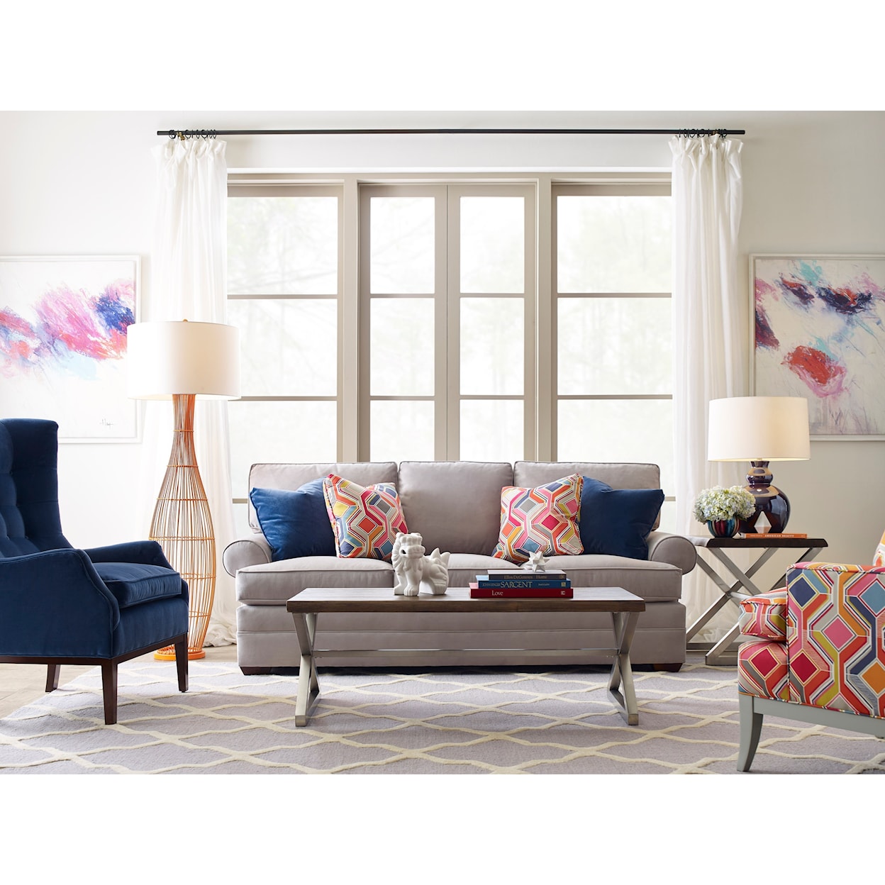 Kincaid Furniture Custom Select Upholstery Custom Stationary Sofa