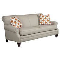 Rolled Arm Stationary Sofa