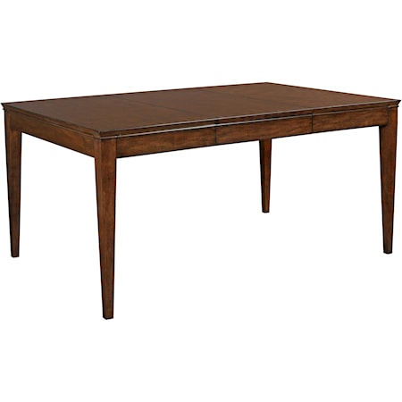 Transitional Elise Leg Table with Two Extension Leaves