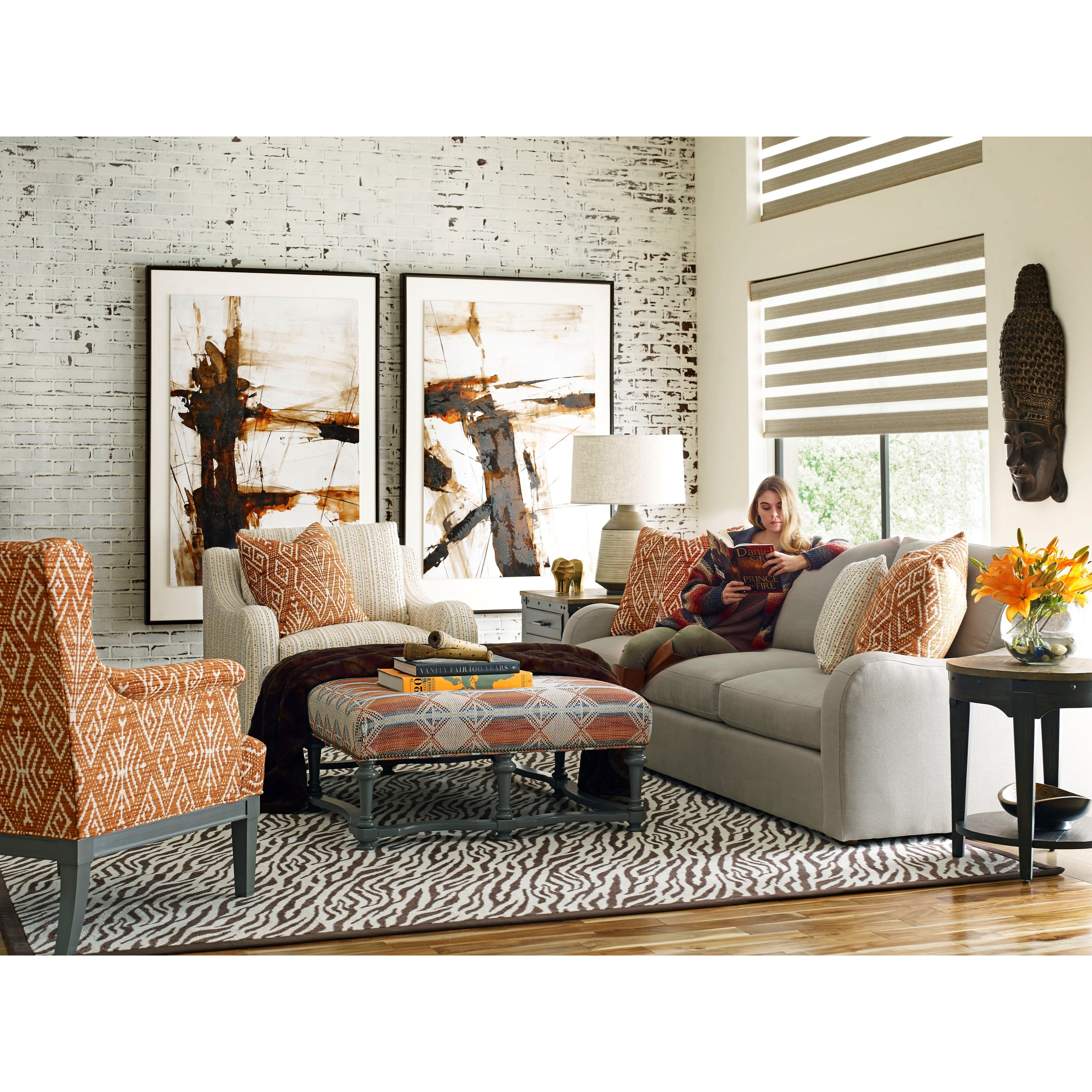 Kincaid Furniture Provence Cocktail Ottoman