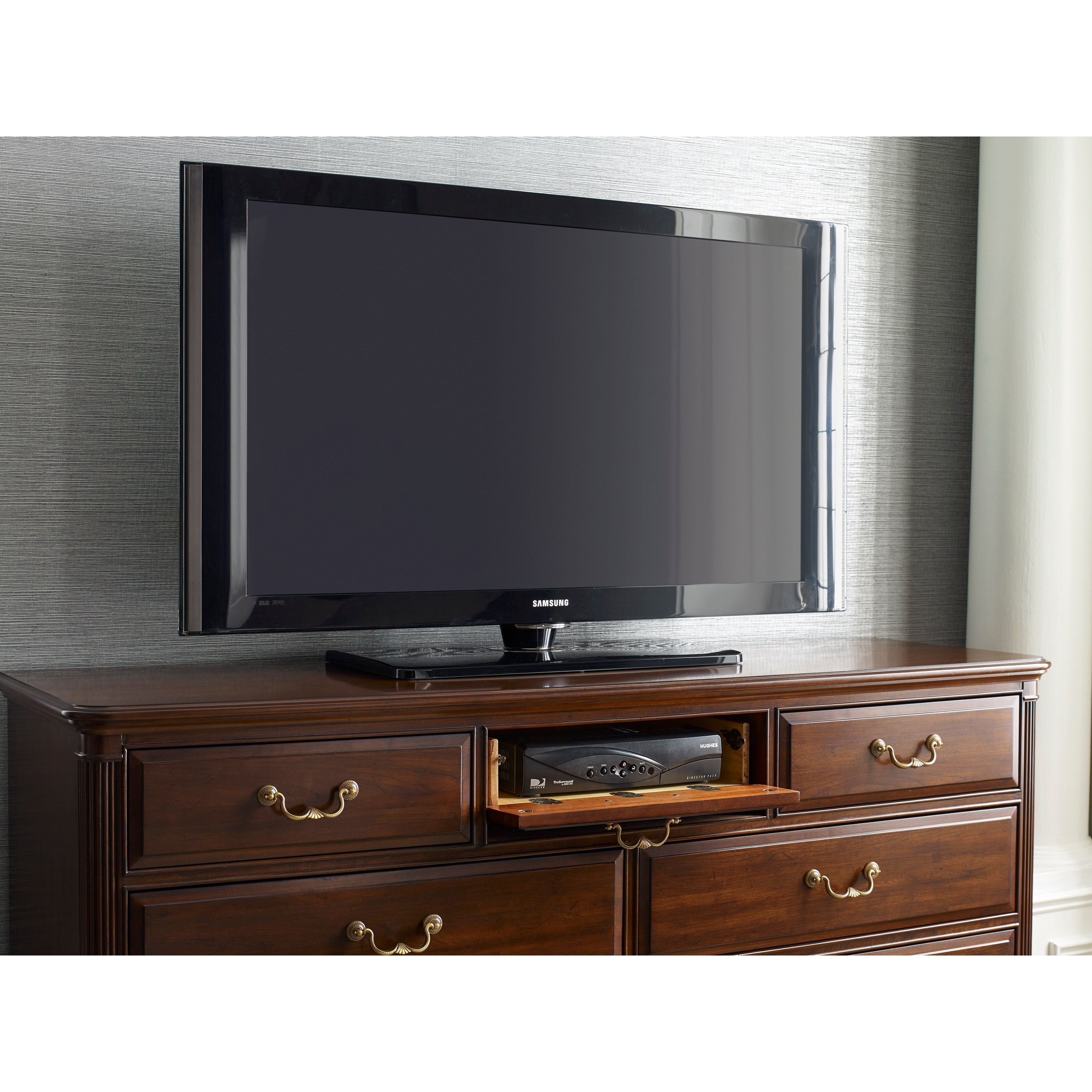 Dresser and Mirror Set