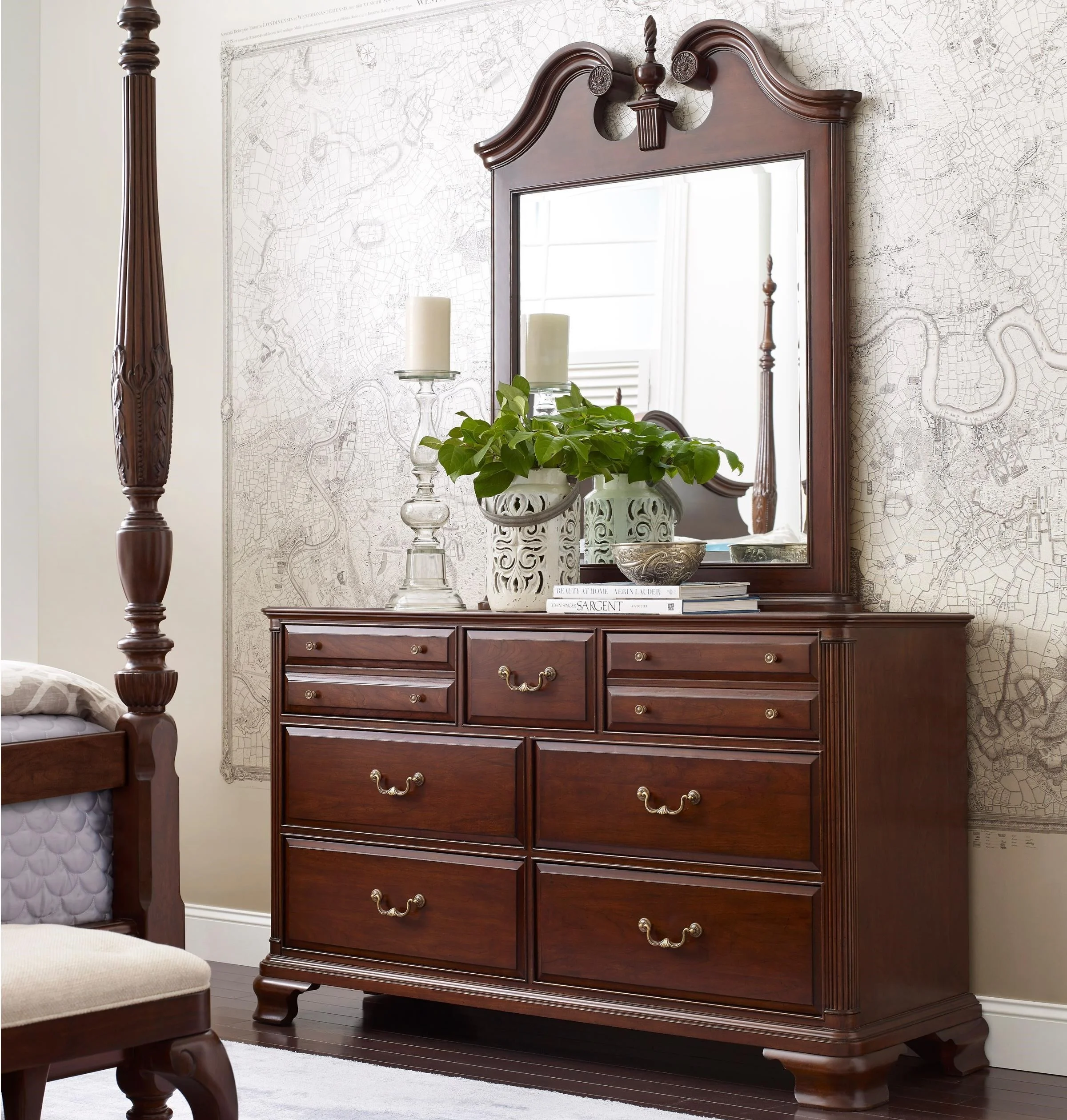 Kincaid Furniture Hadleigh 607131+607030 Traditional Dresser and