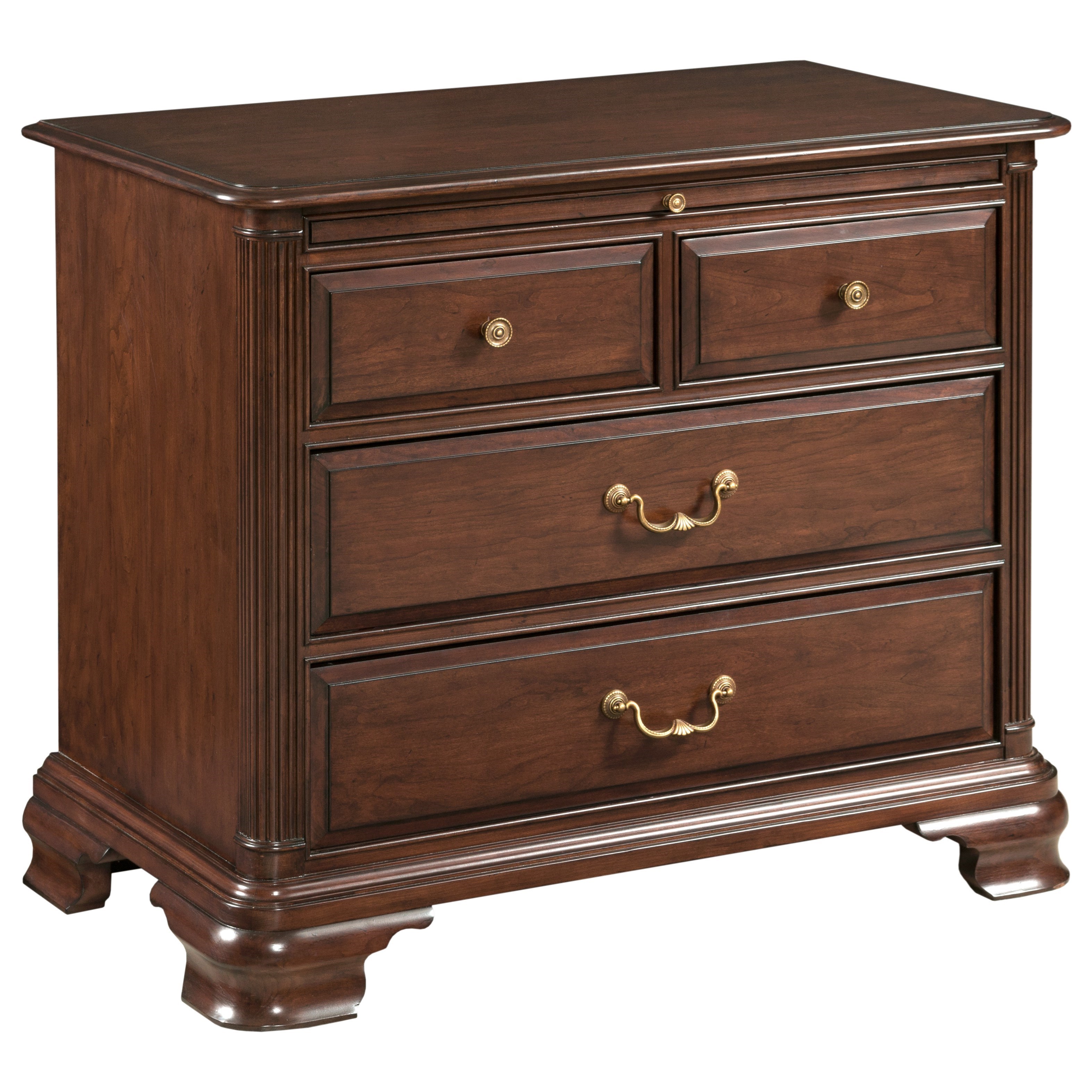 Bachelor chest with clearance pull out shelf