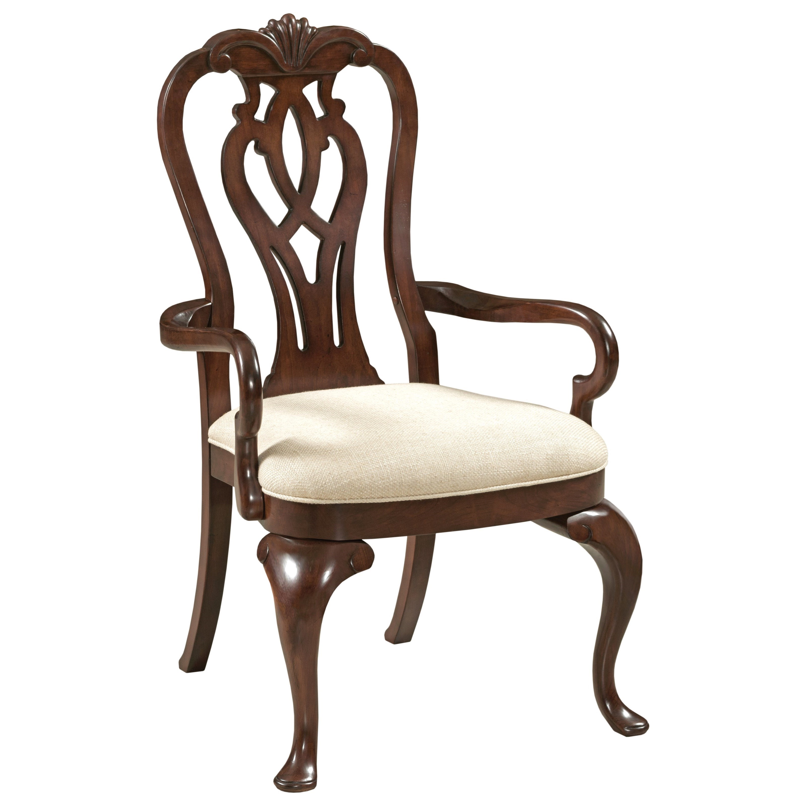 Kincaid Furniture Hadleigh 607 637 Traditional Queen Anne Arm