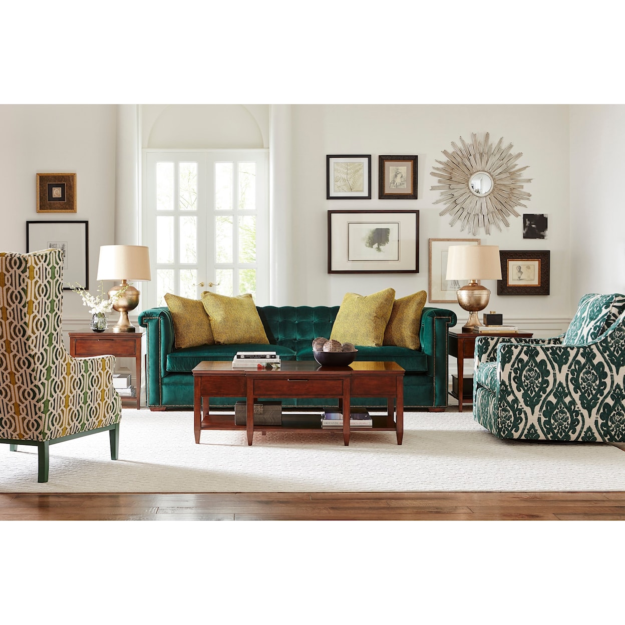 Kincaid Furniture Accent Chairs Bradley Swivel Glider Chair