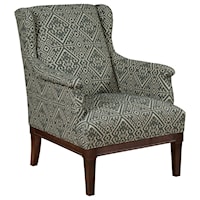 Transitional Accent Wingback Chair