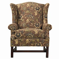 Upholstered Wing Accent Chair