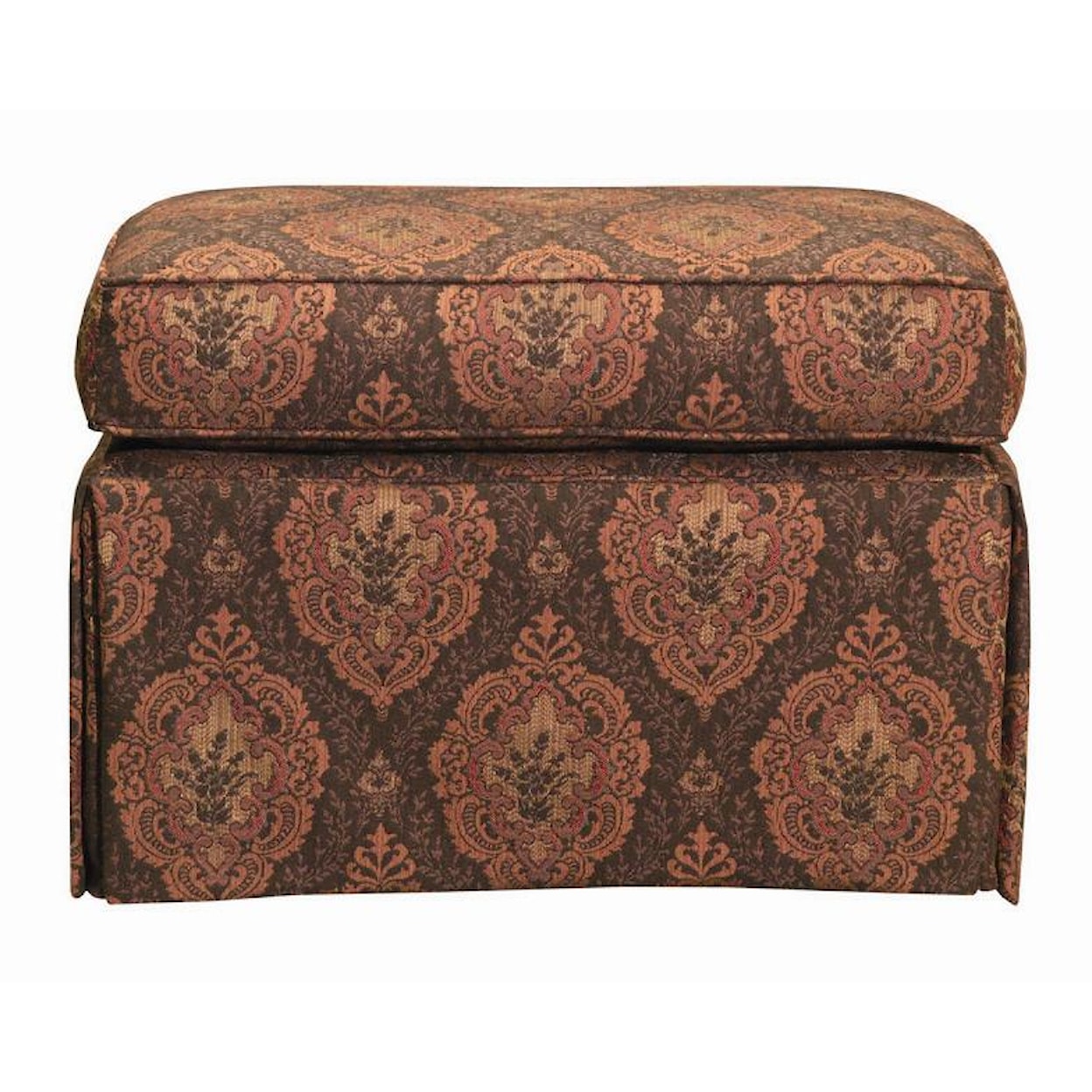 Kincaid Furniture Accent Chairs Skirted Ottoman