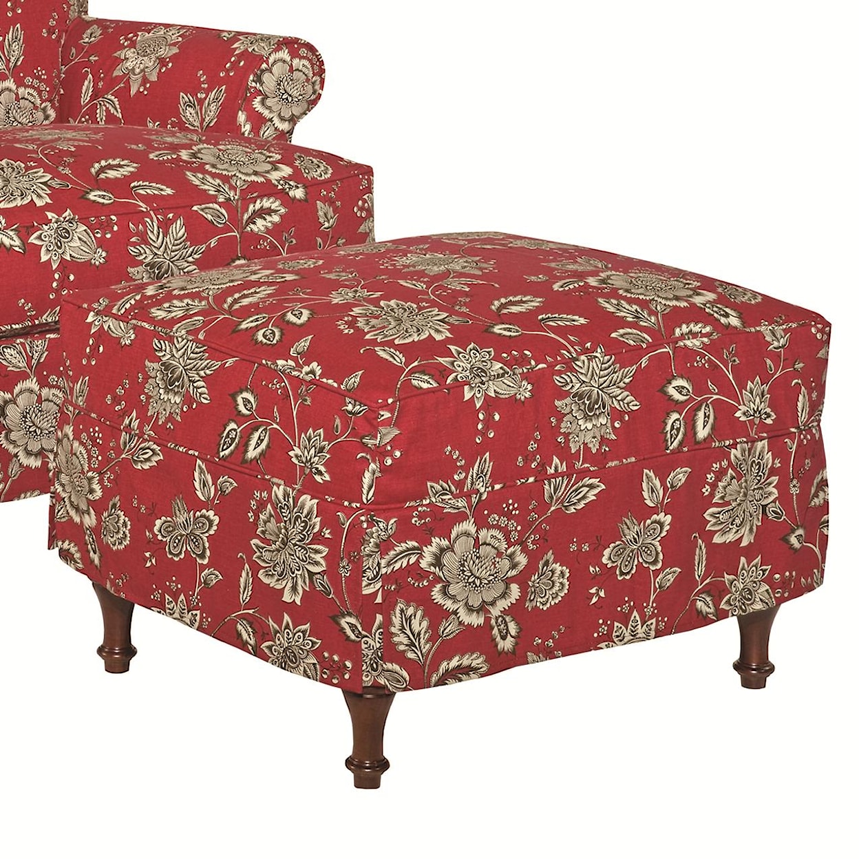 Kincaid Furniture Accent Chairs Slipcover Ottoman