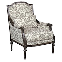 Litchfield Chair with Exposed Wood Trim