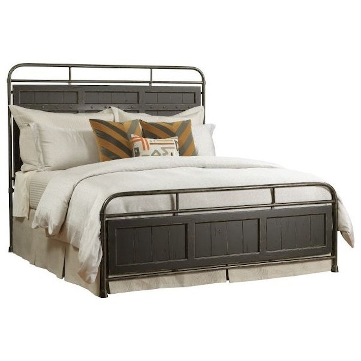 Kincaid Furniture Mill House Folsom Queen Metal Bed